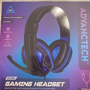 Gaming headset never used brand new